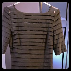 Gorgeous light mesh/net lines black dress.